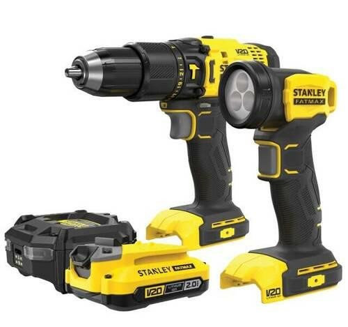 Stanley FATMAX V20 18 V Cordless Impact Driver and Flashlight Kit SFMCD711 + SFMCK210D1