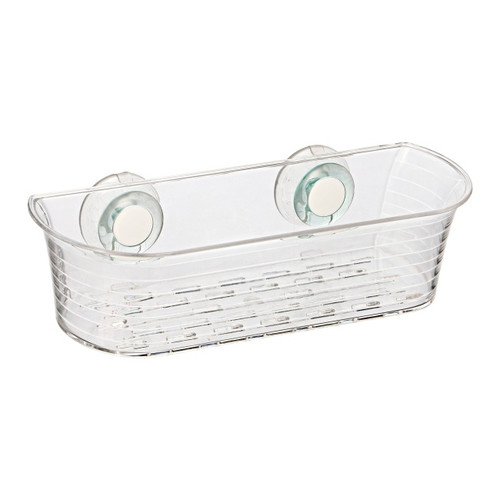 Shower Basket Bisk Geco, transparent