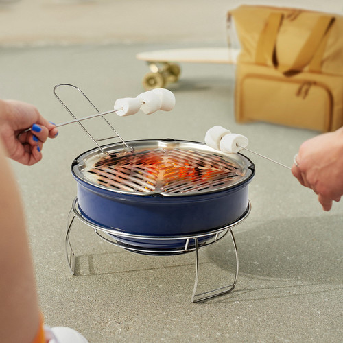 STRANDÖN Barbecue, charcoal blue