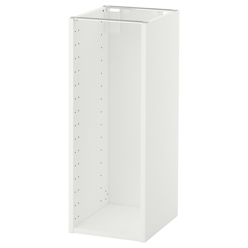 METOD Base cabinet frame, white, 30x37x80 cm