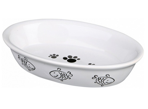 Trixie Ceramic Bowl for Cats 0.2L, assorted colours