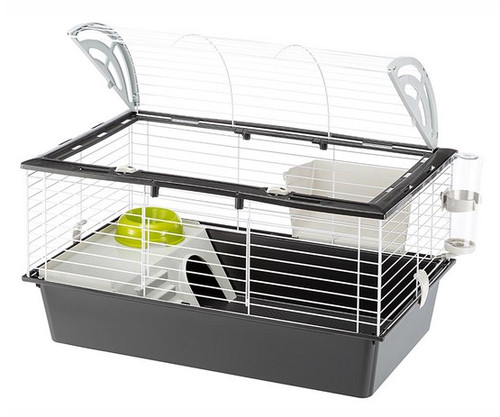 Ferplast Guinea Pig Cage Casita 80, black