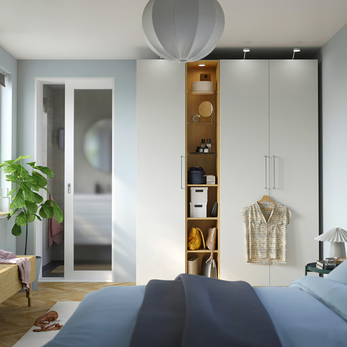 PAX Add-on mid-unit, oak effect, 35x35x236 cm