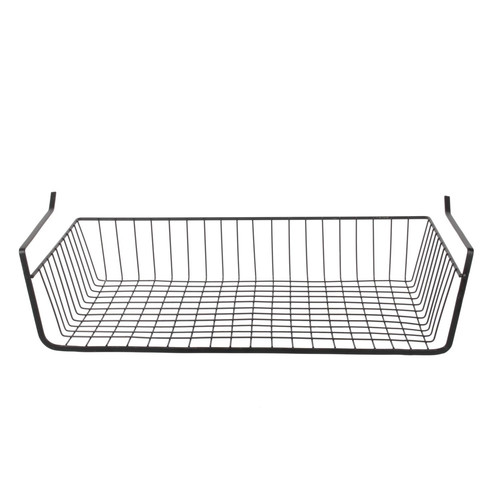 Under-Shelf Wire Basket, size L, black