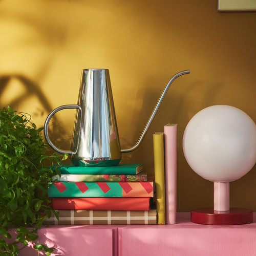 DOFTRIPS Watering can, stainless steel, 1.5 l