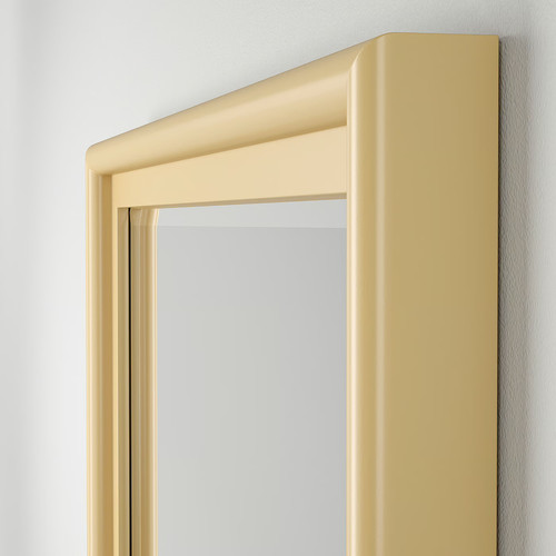 PINGSTSYREN Mirror, light yellow-beige, 60x80 cm
