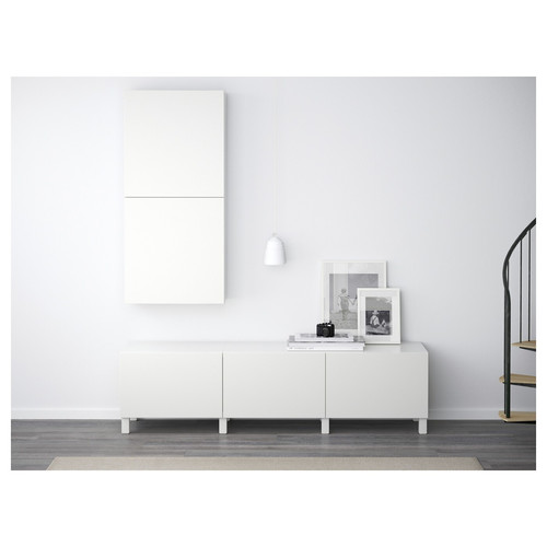 BESTÅ Storage combination with drawers, Lappviken white, 180x40x48 cm