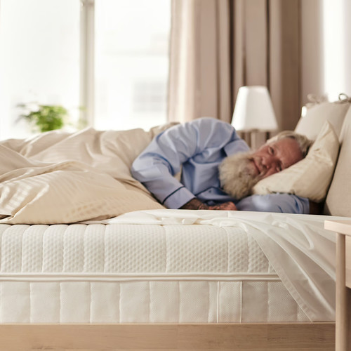 ÅNNELAND Hybrid mattress, medium firm/white, Standard Single