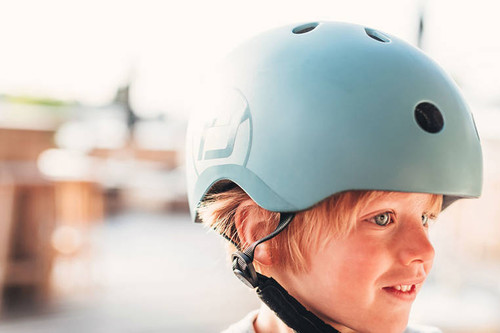 SCOOTANDRIDE Helmet for children S-M 3+ Steel