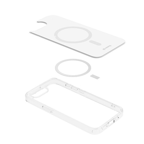 CRONG Phone Case iPhone 16e MagSafe, transparent