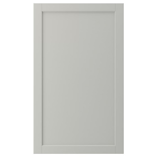 LERHYTTAN Door, light grey, 60x100 cm