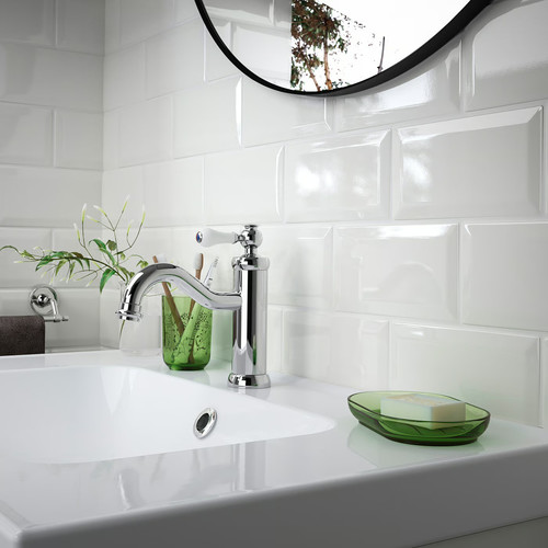 GROSSJÖN 3-piece bathroom set, green