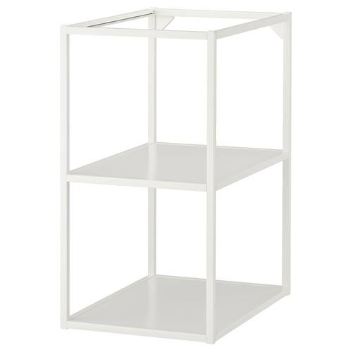 ENHET Base fr w shelves, white, 40x60x75 cm