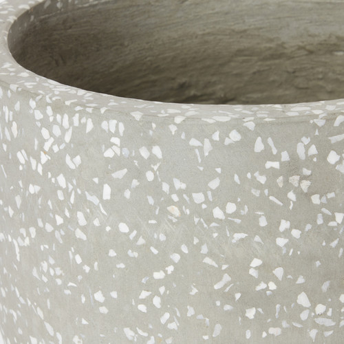Plant Pot GoodHome Terrazzo 17 cm, grey