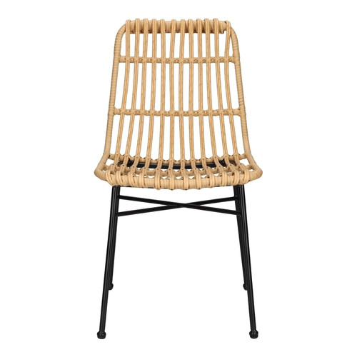 Dining Chair Surabaya, natural/black legs