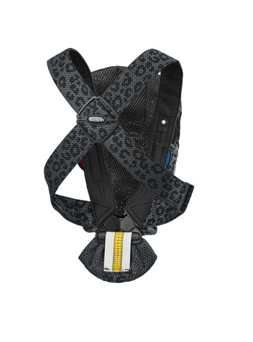 BABYBJÖRN - Baby Carrier MINI 3D Mesh, Anthracite/Leopard 0-12m