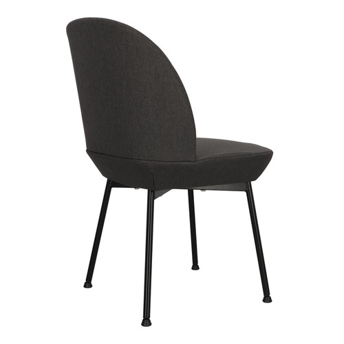 Upholstered Chair Cloe, dark grey