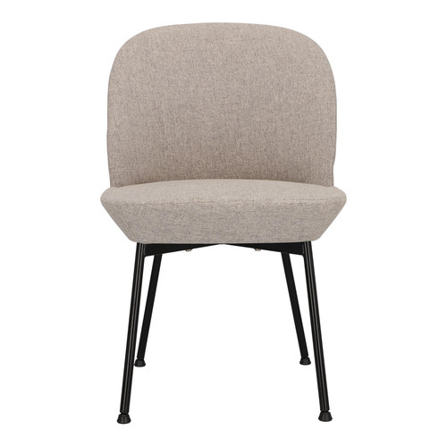 Upholstered Chair Cloe, light grey