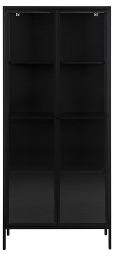 Display Cabinet Newcastle, high, black