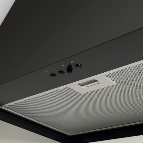 FIVELSBO Wall mounted extractor hood, IKEA 300 black, 56 cm