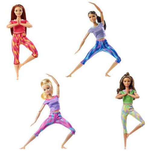 Barbie® Made To Move™ Doll Assortment, 1pc, 3+