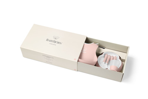 BABYBJORN Dinnerware Set, 8 pcs, Powder Pink