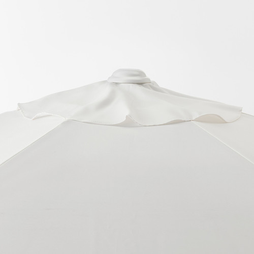HÖGÖN Patio umbrella, white, 270 cm