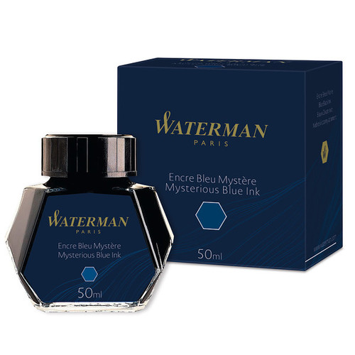 Waterman Ink Bottle 50ml, blue-black