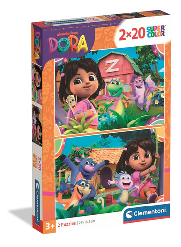 Clementoni Children's Puzzle Dora 2x20 3+