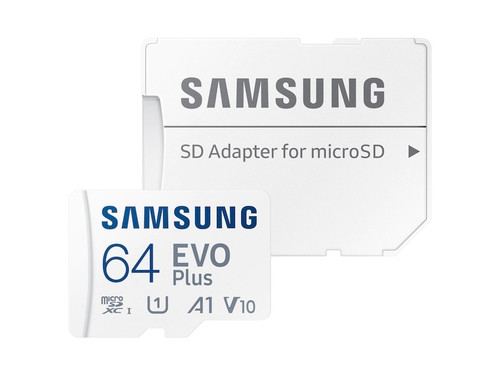 Samsung EVO Plus SDXC Card 64GB with Adapter MB-MC64KA/EU