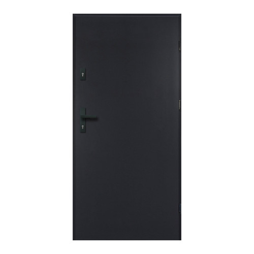 External Door Herkules 2 RC3 80, right, black anthracite