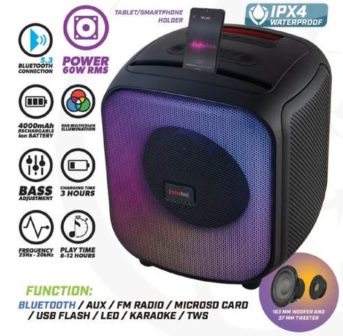 Rebeltec Bluetooth Speaker PowerCUBE 500