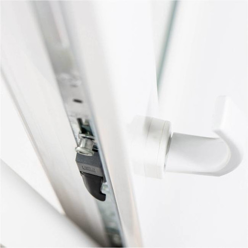 Tilt-and-Turn Triple-Pane PVC Window 565 x 835 mm, left, white