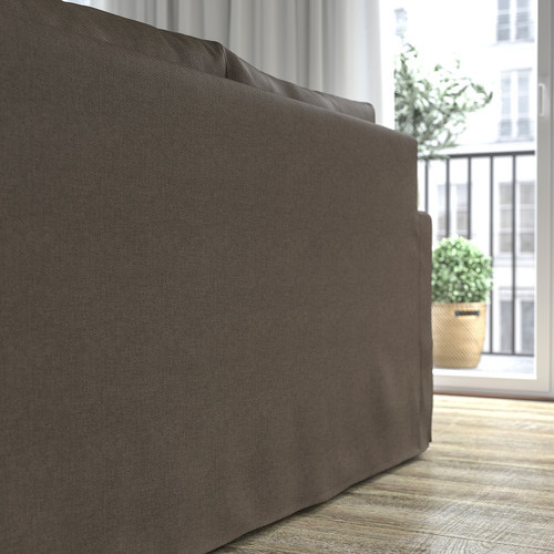 HYLTARP 2-seat sofa, Gransel grey-brown