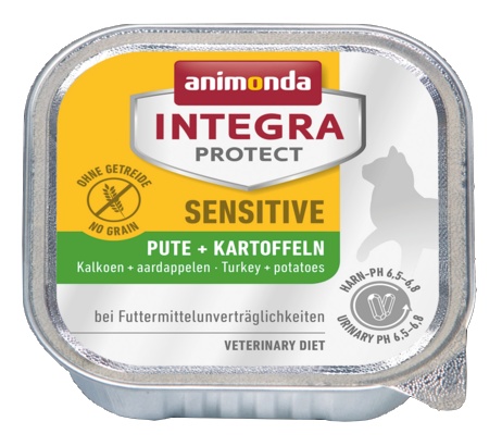 Animonda Integra Protect Sensitive Cat Food Turkey & Potatoes 100g