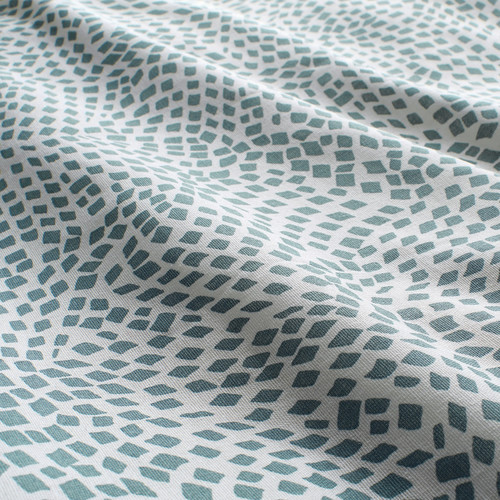 TRÄDKRASSULA Quilt cover and pillowcase, white/blue, 150x200/50x60 cm
