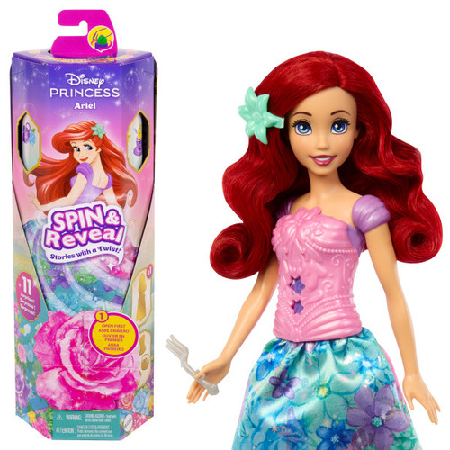 Disney Princess SPIN & REVEAL™ Ariel Doll HTV88 3+
