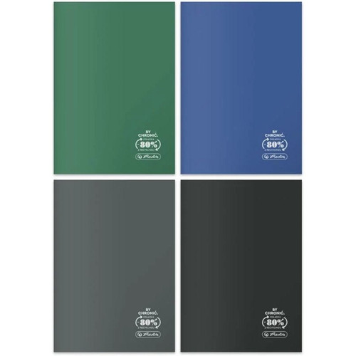 Notebook A5 60 Pages Lined PP Ocean 5pcs, assorted colours