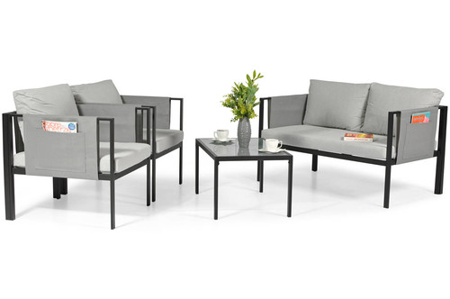 Outdoor Furniture Set IBIZA, grey