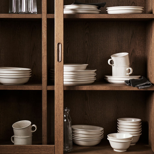 DAGGASTER Side plate, dotted/light beige, 20 cm