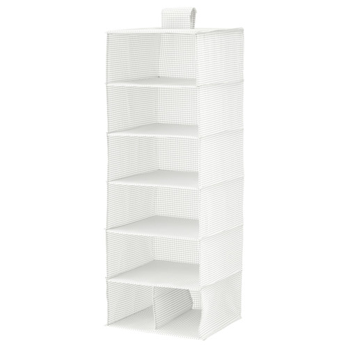 STUK Storage with 7 compartments, white/grey