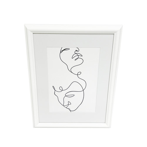 GoodHome Picture Frame Blanton 18 x 24 cm, white