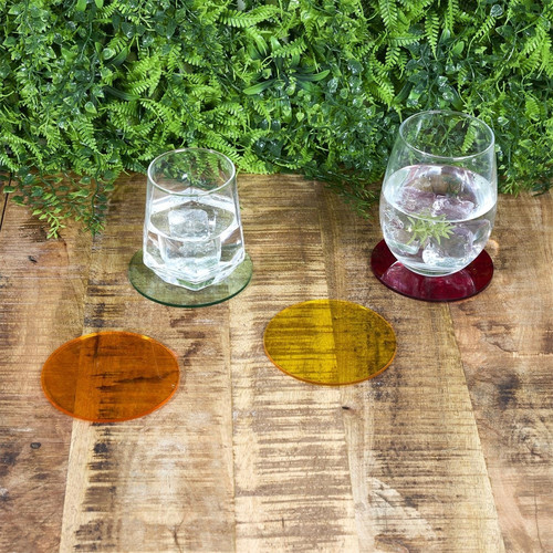 Coasters Set of 4, glass