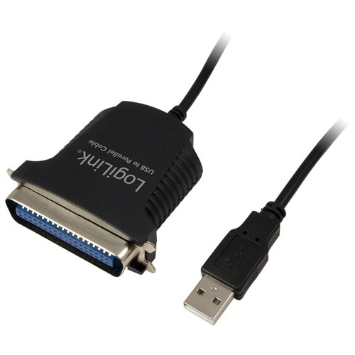 LogiLink USB to Parallel Cable 1.5m Adapter