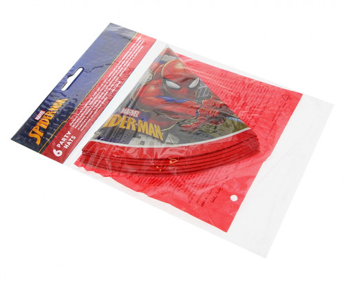 Party Paper Hats Spider-Man 6pcs