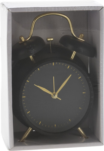 Table Alarm Clock Draco, black