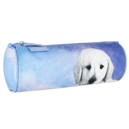 Pencil Case with Zipper Doggy 1pc, assorted colours
