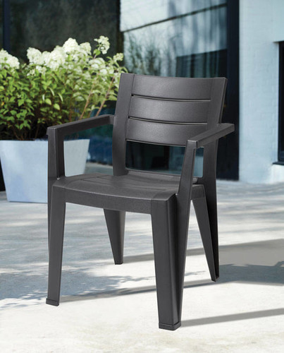 Outdoor Chair JULIE, graphite