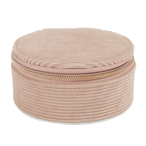 Jewellery Box Velo, corduroy, pink