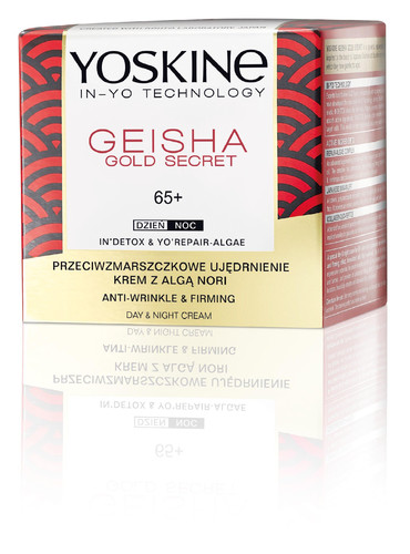 Yoskine Geisha Gold Secret 65+ Anti-Wrinkle & Firming Day/Night Cream 50ml